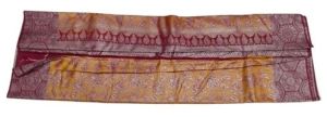 Orange Kota Silk Saree