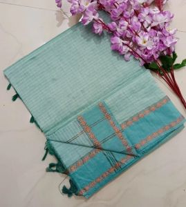 2 Petta Border Cotton Saree