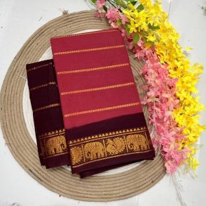 Premium Velthari Sungudi Cotton Saree with Blouse Piece