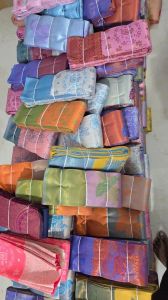 Multicolor Mono Cotton Saree