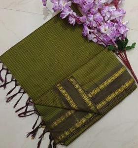 2 Petta Border Cotton Saree