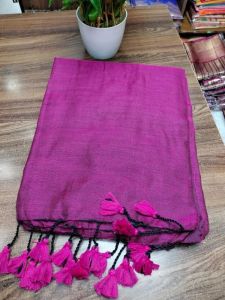 Pure Khadi Pink Cotton Saree