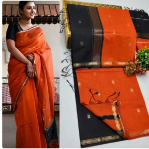 Designer Maheshwari Silk Cotton Sarees with Woven Motifs