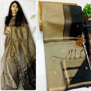 Designer Maheshwari Silk Cotton Sarees with Woven Motifs