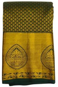 Basil Green Kota Silk Saree