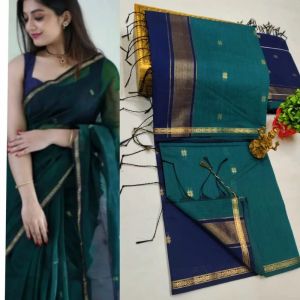 Designer Maheshwari Silk Cotton Sarees with Woven Motifs