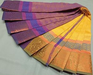 Emboss Design Tussar Silk Saree