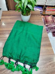 Green Handspun Khadi Cotton Saree