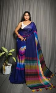 Pure Mulmul Cotton Sarees