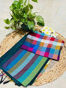 Handloom Mulmul Cotton Saree