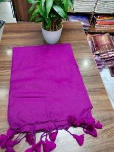 Pure Khadi Pink Cotton Saree