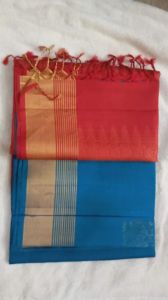 Pure Tussar Silk Kanjivaram Saree