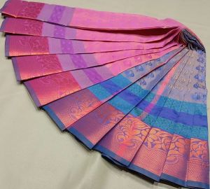 Stylish 80s Emboss Silk Saree