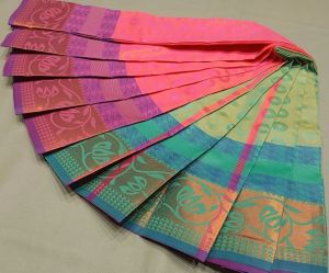 Zari Work Tussar Silk Saree
