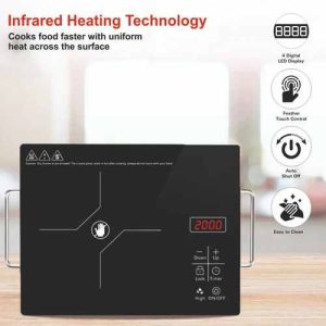 2000 Watt Infrared Cooktop