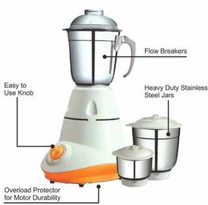 600 Watt Amber Mixer Grinder