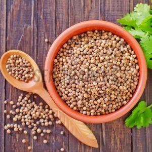 Brown Whole Coriander Seeds