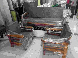 Sangwan Wooden Sofa Set