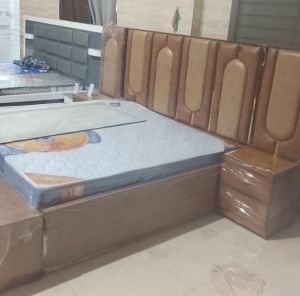 Teak Wood Double Bed