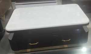 White Marble Top Wooden Table