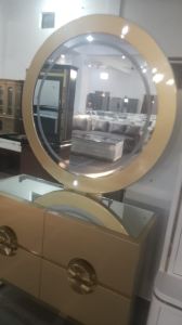 Wooden Dressing Table with LED