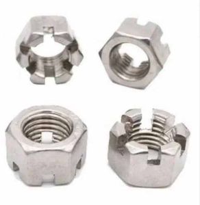 Mild Steel Slotted Nut