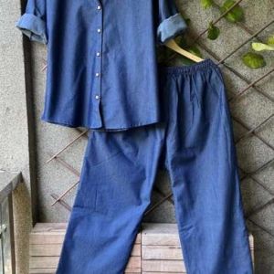 Blue Classic Denim Co-ord Set
