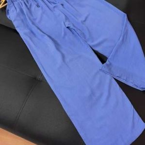 Blue Viral Linen Pant