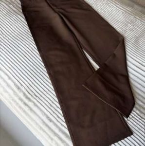 Brown Wide Leg Trouser