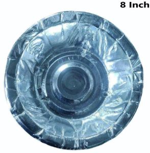 8 Inch Silver Paper Dona