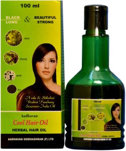 100 Ml Amla Shikakai Brahmi Cool Herbal Aadhavan Hair Oil