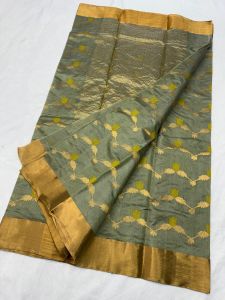 Designer Pattu Silk All Over Minakari Jaal Ethnic Saree