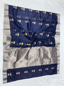 Classic Pattu Silk All Over Silver Gold Traditional Saree