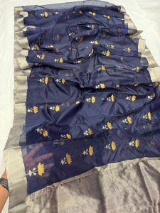 Classic Pattu Silk All Over Silver Gold Traditional Saree