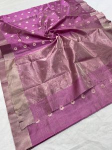 Pattu Tissue Silk All Over Eknaliya Minakari Ghani Booti Saree