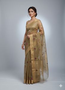 Royal Pattu Silk Minakari Jaal Handloom Bridal Saree