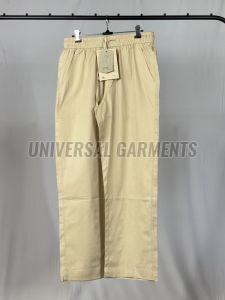 Premium Mens Cream Nylon Joggers