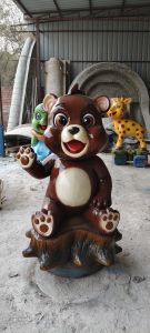 FRP Tan Bally Statue