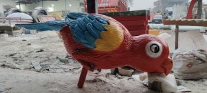 FRP Parrot Statue