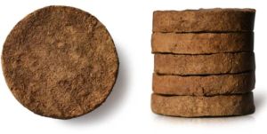 Round Cow Dung Cake