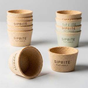 Edible Wheat Fiber Disposable Cup