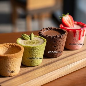 Flavored Edible Dessert Cup