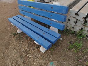 4 Seater RCC Railway Bench