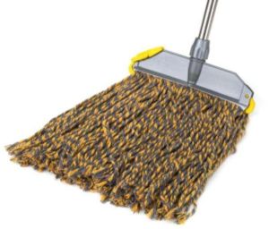 12 Inch Clip Fit Silver Floor Mop