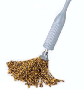 Silver Bottle Handle Floor Mop