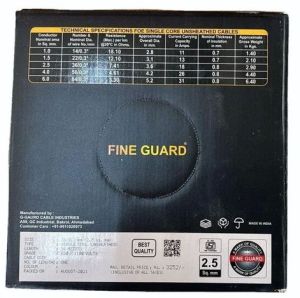 Fine Guard 2.5 Sqmm 1 Core Copper FR House Wire