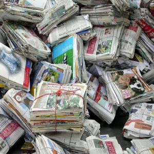 Waste Newspaper Scrap Bales