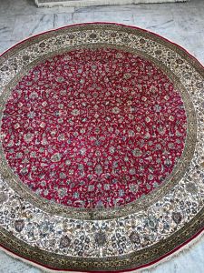 Silk All OVER Red Handmade Carpet