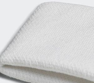 Adidas White Sports Wrist Support Band