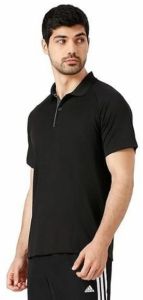 Adidas Mens Black Performance Polo T-Shirt